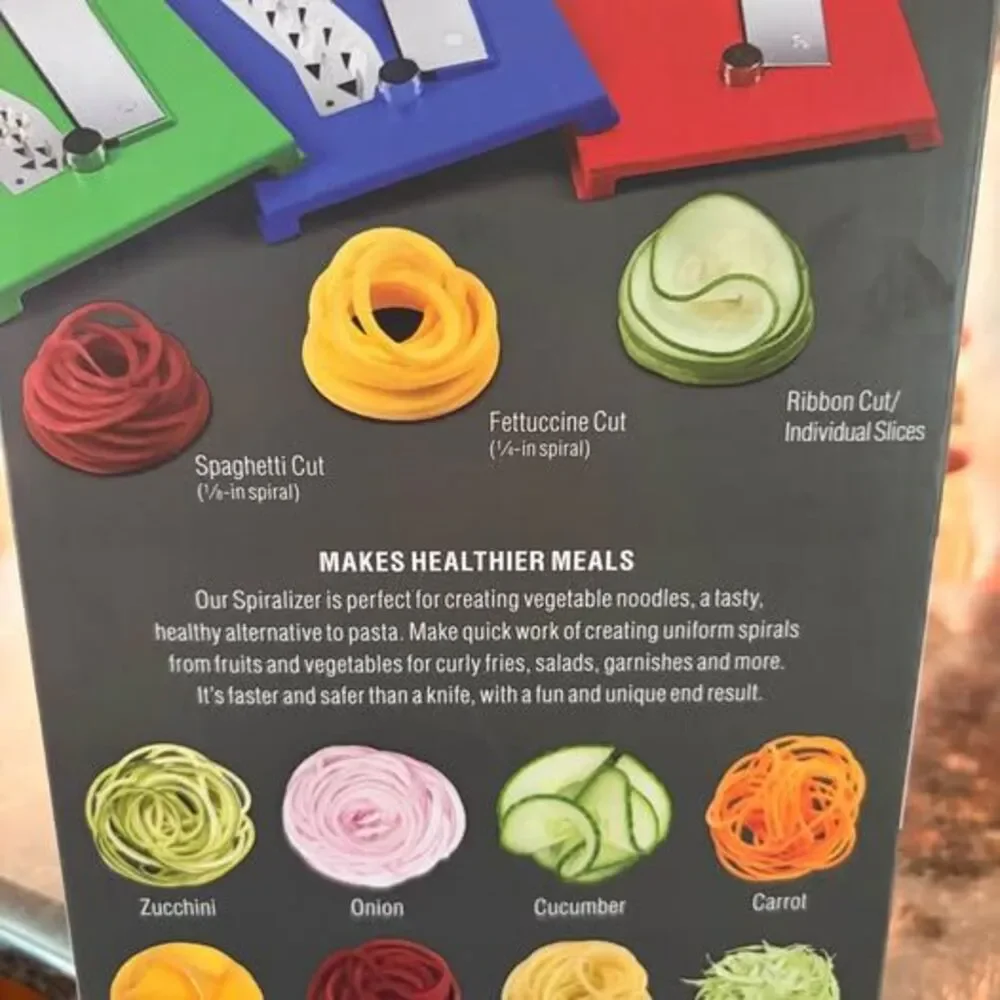 Oxo SoftWorks Spiralizer Quickly Creates Noodles from Fruits & Vegetables, NEW